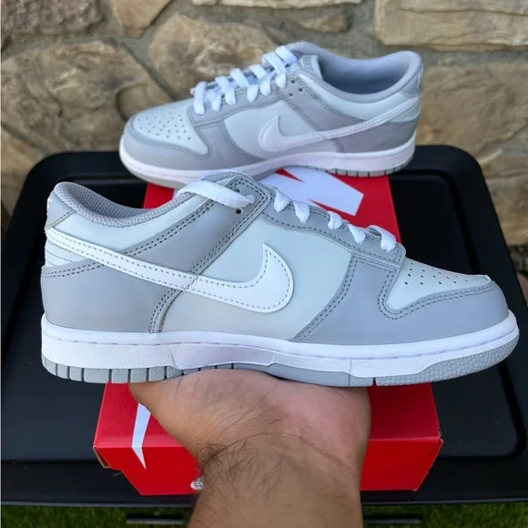 Nike Dunk Low “Wolf Grey” Size 5Y / 6.5 Women’s - Picture 6 of 10